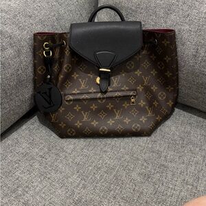 Louis Vuitton Monogram Brown and Black Backpack